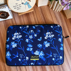 Dibajraph Laptop Sleeve – Dark Petal Elegance | Blank Design