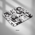 Dibajraph Mouse Pad – Whimsical Hand Drawn Doodle Art | Blank Design