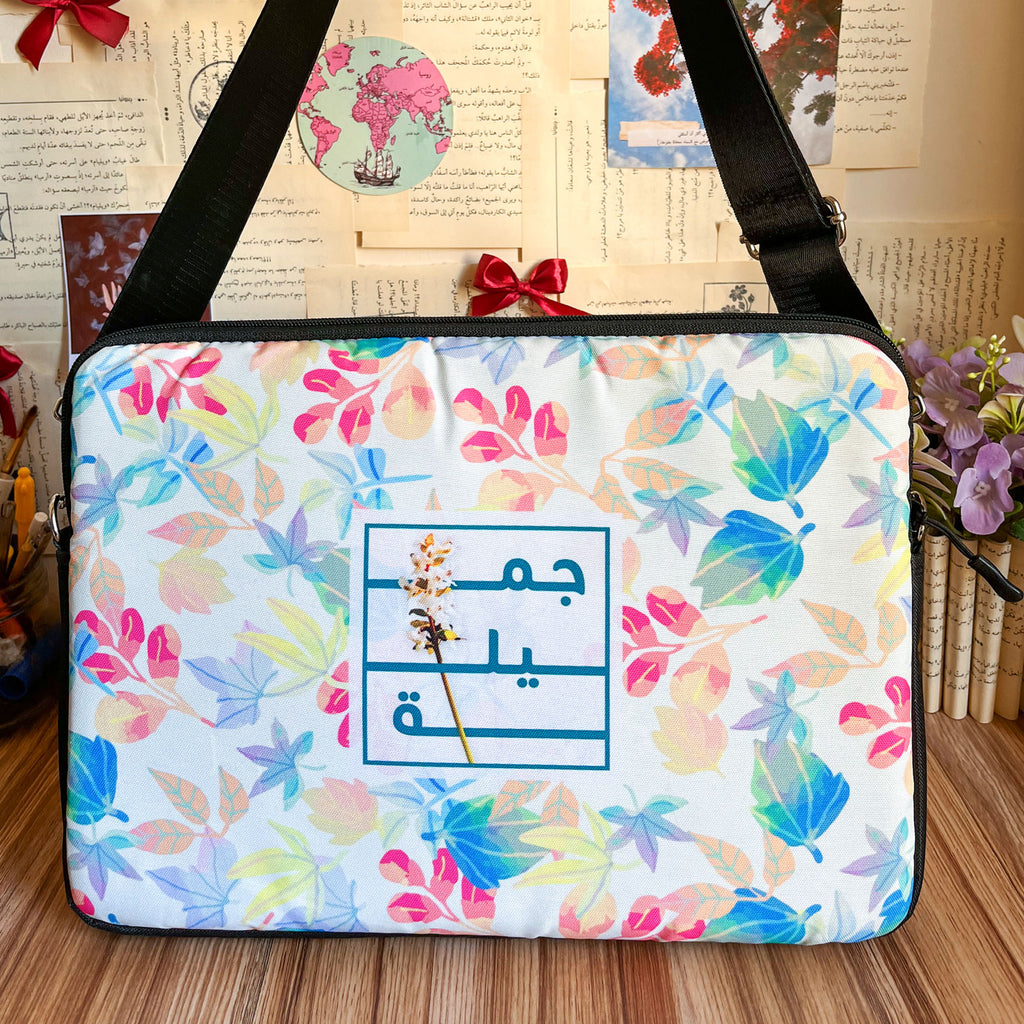Dibajraph Laptop Sleeve – Jamila Essence Floral | Blank Design
