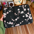 Dibajraph Laptop Sleeve – White Petal Elegance | Blank design