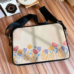 Dibajraph Laptop Sleeve – Joyful Flowers Pattern | Blank Design
