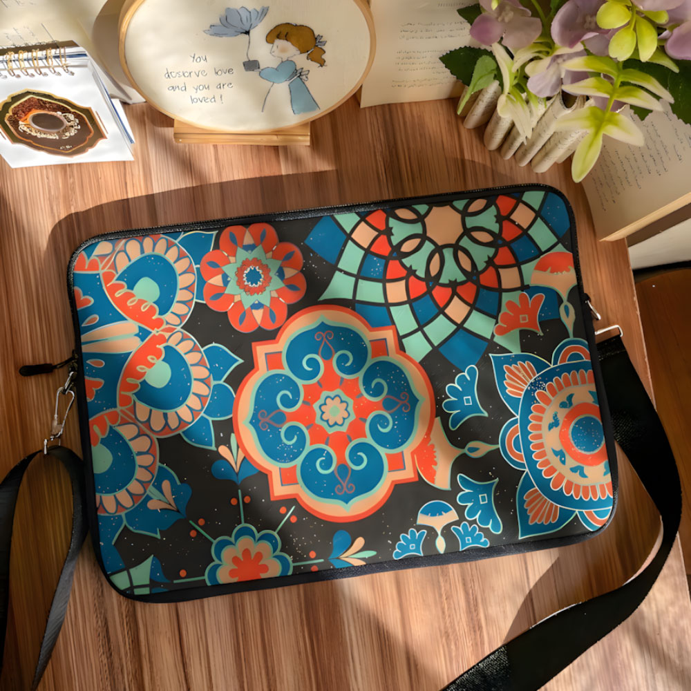 Dibajraph Laptop Sleeve – Ottoman Decoration - Blank Design