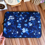 Dibajraph Laptop Sleeve – Dark Petal Elegance | Blank Design