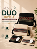Matching Duo Bundle | 2 Laptop Sleeves + 2 Mouse Pads