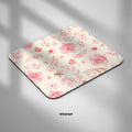 Pink Floral Mouse Pad
