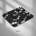 White Petal Elegance Mouse Pad