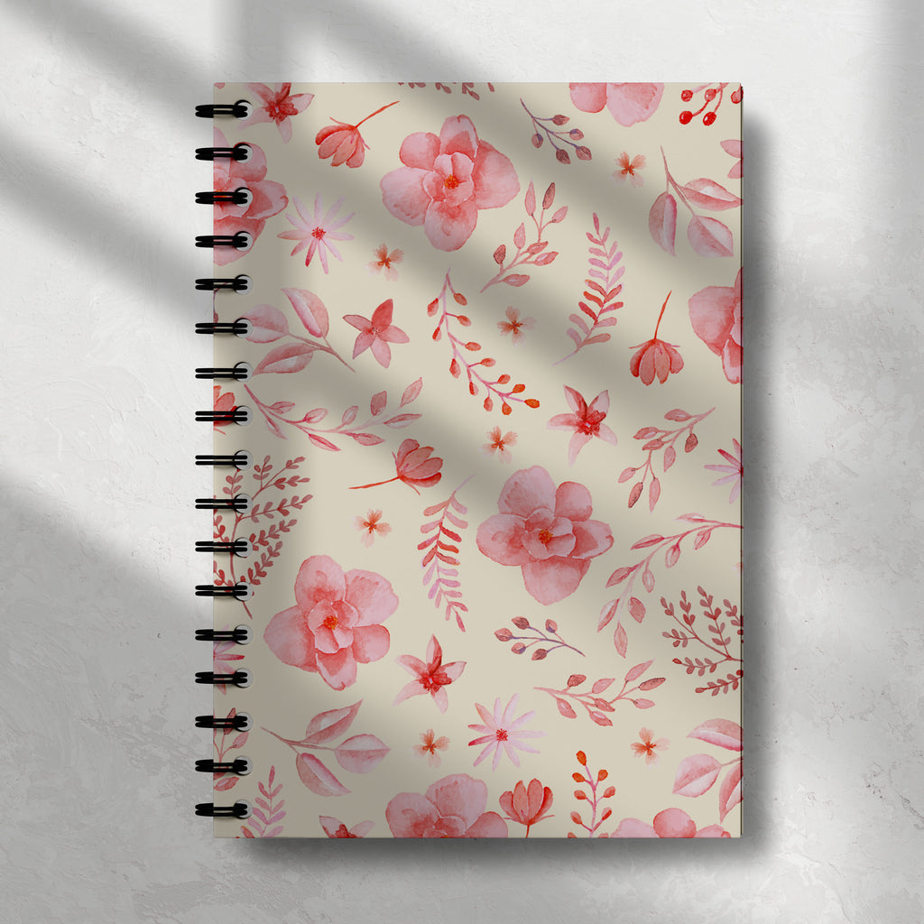 Pink Floral Notebook