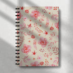Pink Floral Notebook