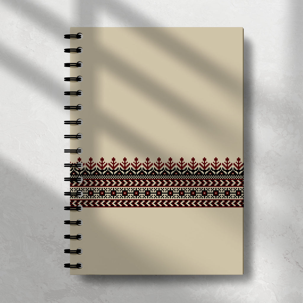 Beige Tatreez Notebook