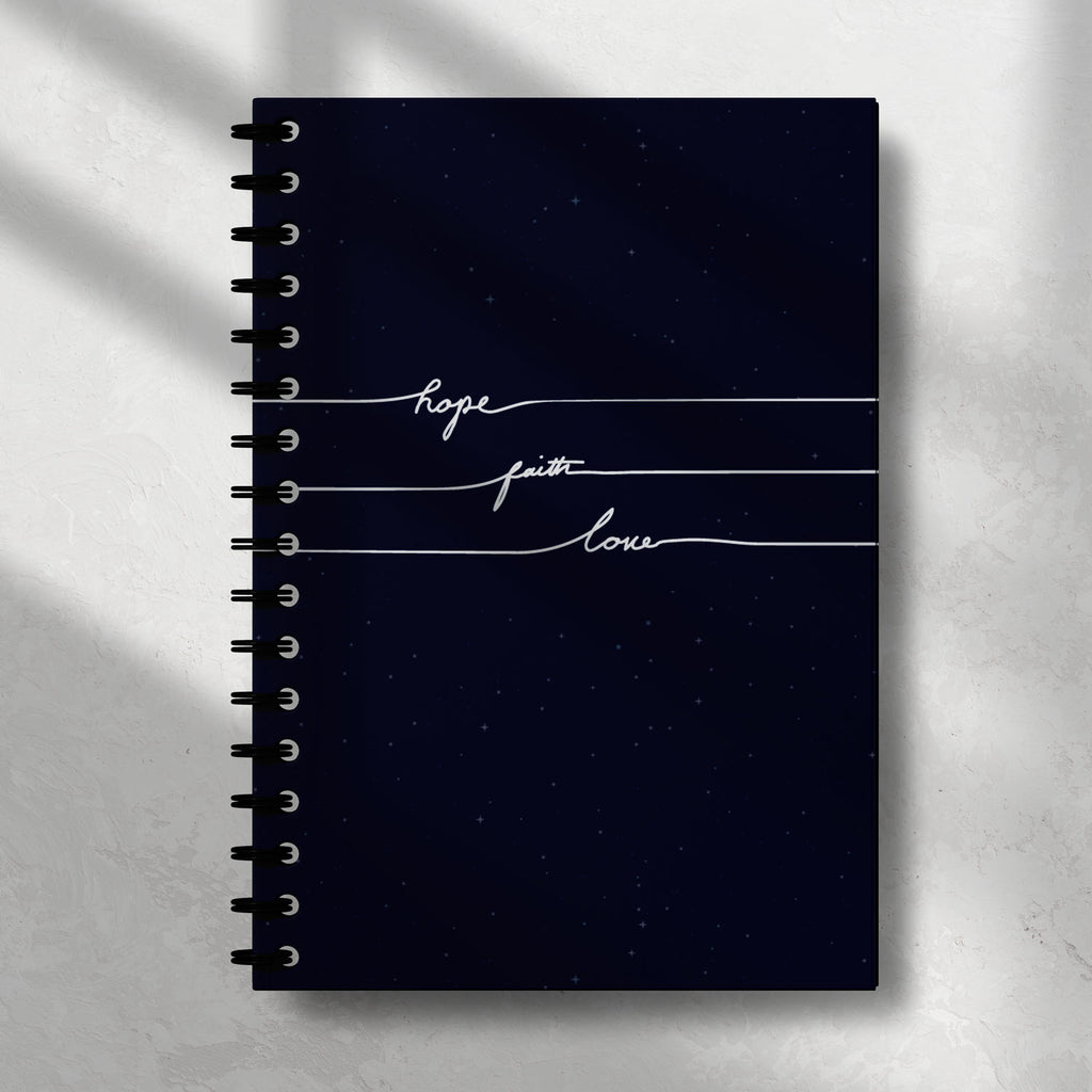 Hope, Faith, Love Notebook