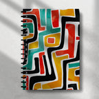 Retro Color Abstract Notebook