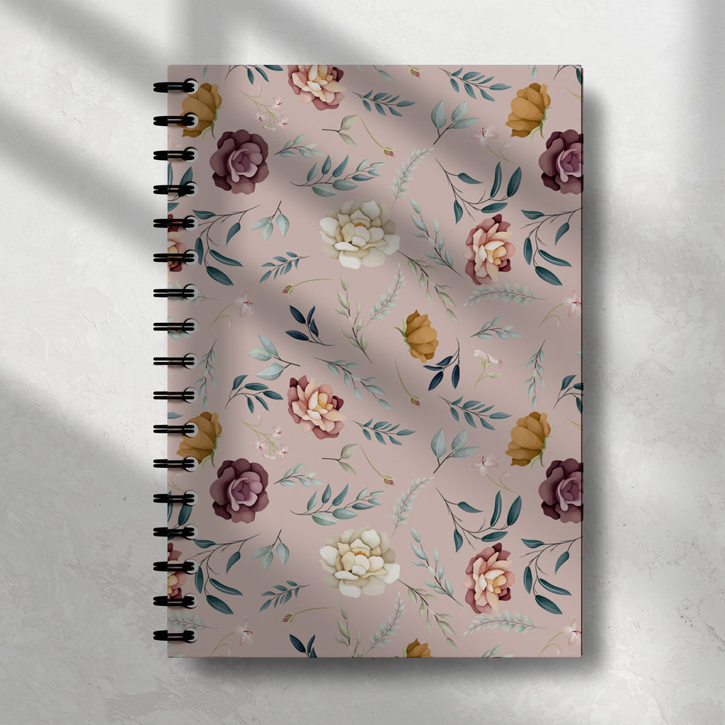 Vintage Floral Garden Nootebook