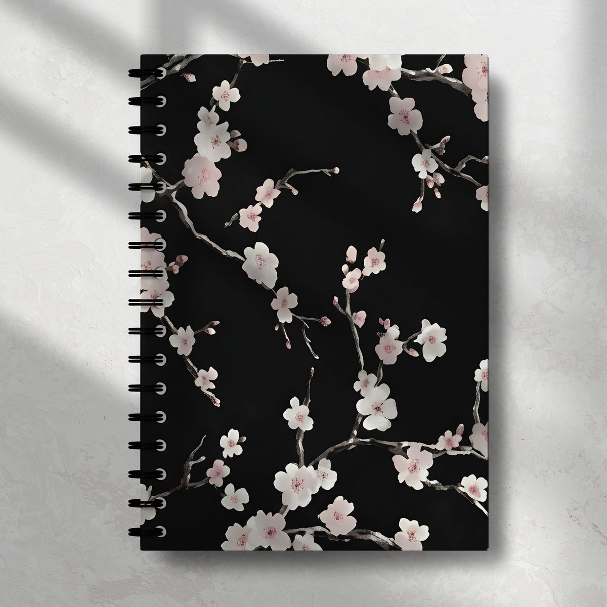 White Petal Elegance Notebook