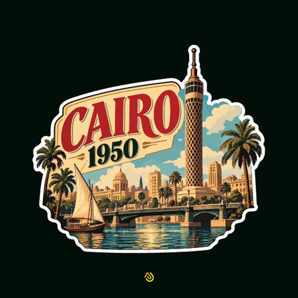 Cairo 1950 Sticker