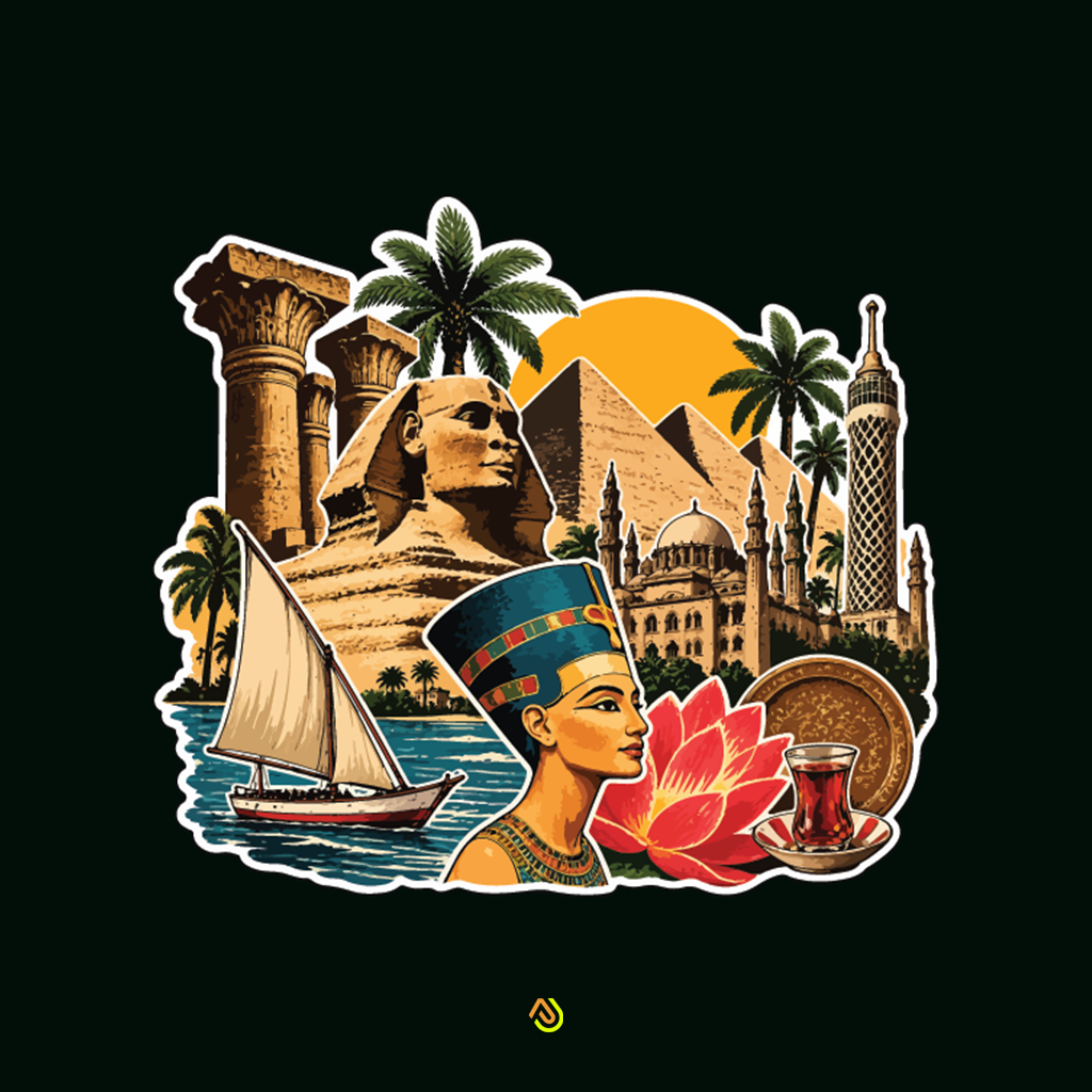Egypt Wonders Sticker