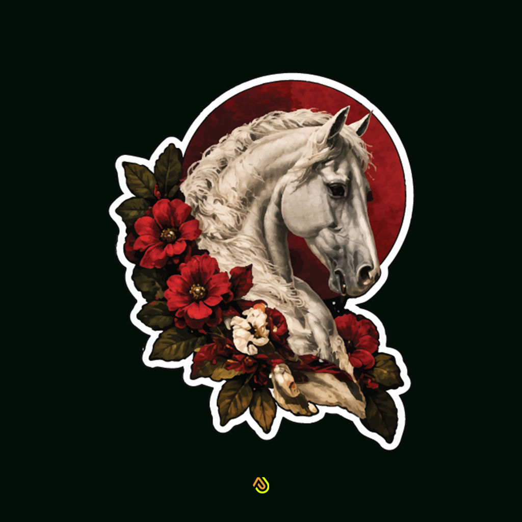 Mystic Horse Sticker