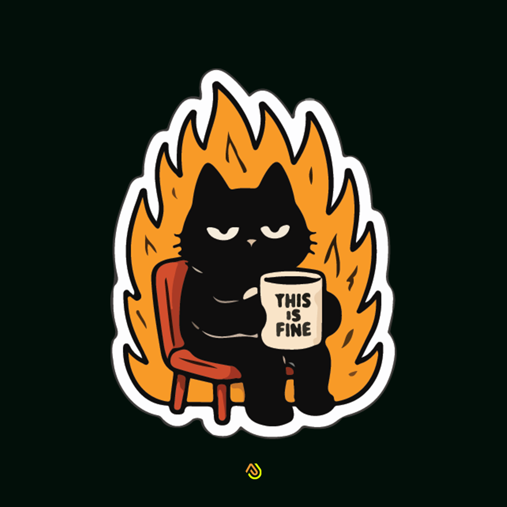 Chaos Cat Sticker