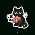 Use Your Brain Sticker