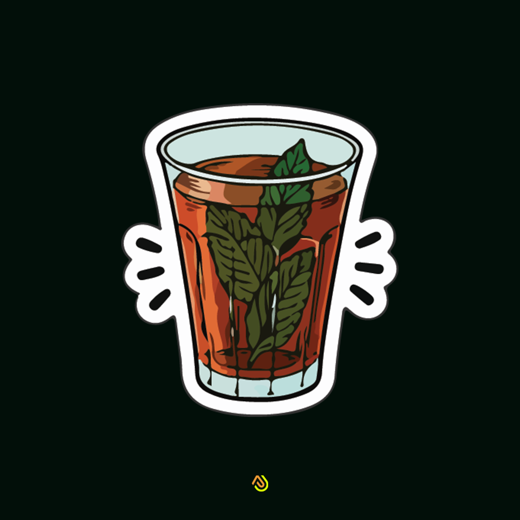 Mint Tea Sticker