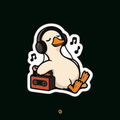Focus Duck Sticker