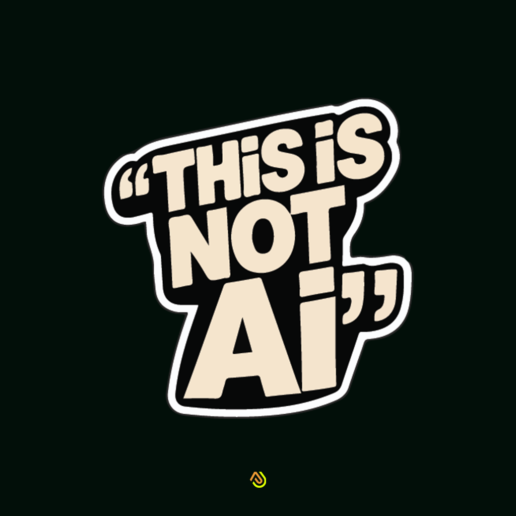 Not AI Sticker