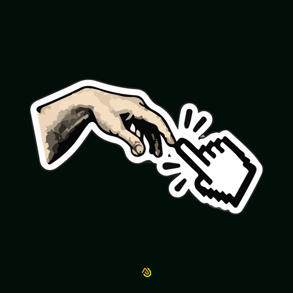 Pixel Touch Sticker