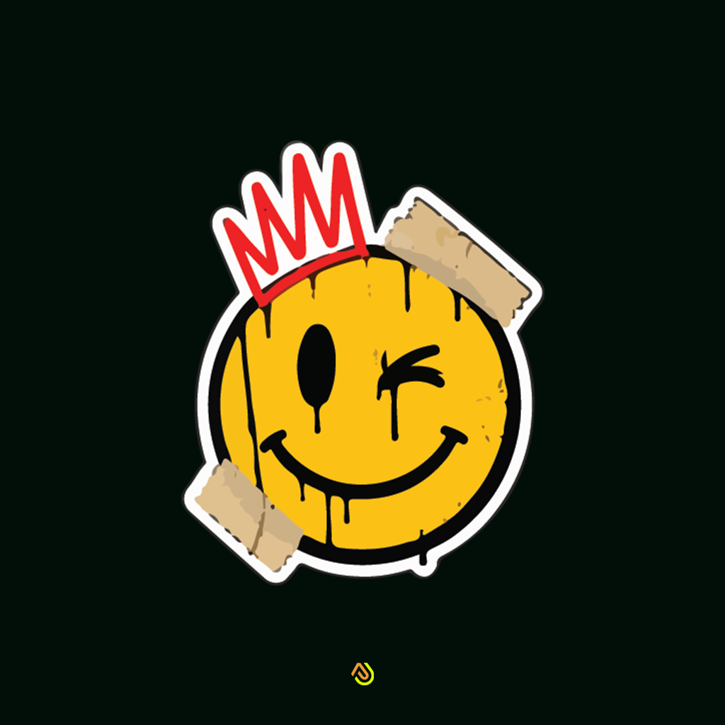 Punk Smiley Sticker